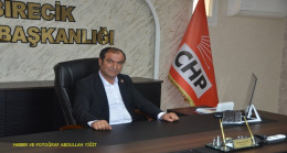 CHP BİRECİK İLÇE BAŞKANI HASAN KURT `TAN 10 NİSAN POLİS HAFTASI MESAJI