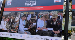 «Единая Россия» открыла фотовыставку о «Диктанте Победы» в Грозном