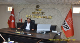 CHP BİRECİK İLÇE BAŞKANI HASAN KURT `TAN 19 MAYIS ATATÜRK’Ü ANMA, GENÇLİK VE SPOR BAYRAMI MESAJI