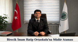 Birecik İmam Hatip Ortaokulu’na Müdür Ataması