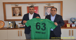 ŞANLIURFA SPOR KULÜBÜ BAŞKANI HASAN AVCI’DAN BAŞKAN MEHMET BEGİT’E ZİYARET