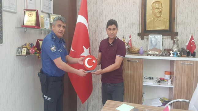 BAŞ KOMSER ALPASLAN SEÇİLMİŞ, HÜSEYİN KIRAN `I ZİYARET ETTİ