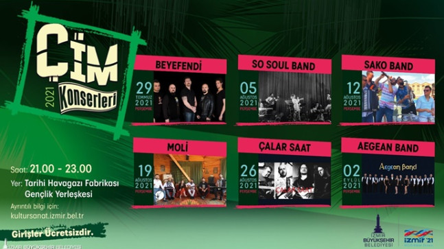 Çim Konserleri 29 Temmuz’da başlıyor