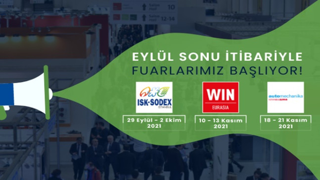 Fuarlarımız Eylül Sonu İtibariyle Başlıyor
