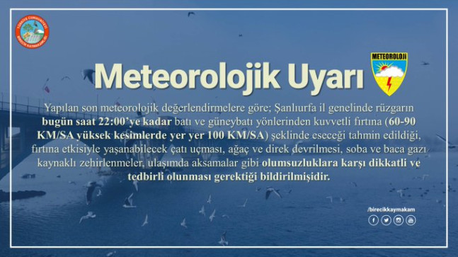 Meteorolojik Uyarı