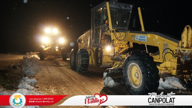 HALİLİYE KIRSALINDAKİ YOLLAR BİR BİR AÇILIYOR