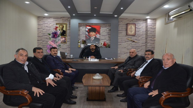 HALFETİLİLER DERNEĞİNDEN ESNAF VE SANATKÂRLAR KREDİ VE KEFALET KOOPERATİFİ BAŞKANI LEVENT YILDIRIM  `A ZİYARET