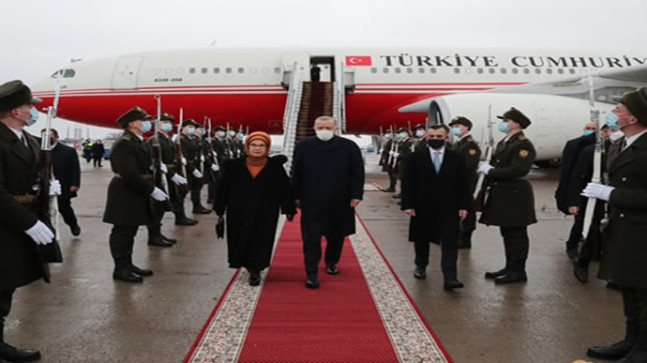 Cumhurbaşkanı Erdoğan Ukrayna’da