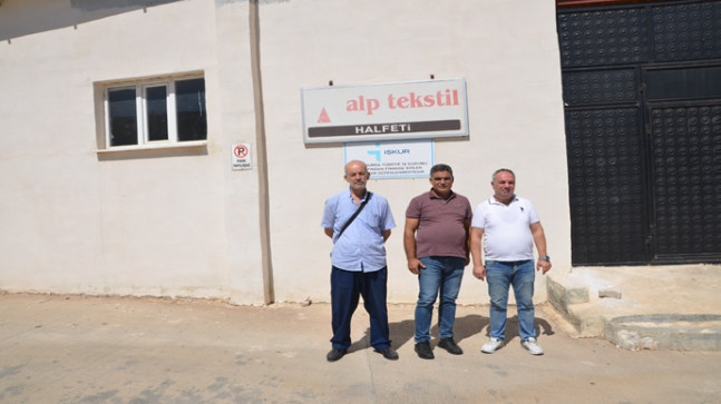MEHMET TEVFİK GÜLSOY, ALP TEKSTİL HALFETİ `Yİ ZİYARET ETTİ