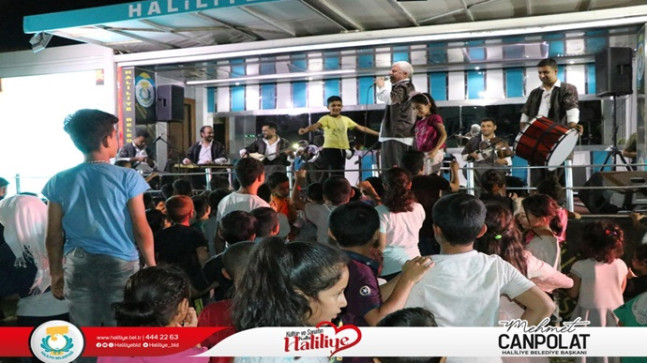 HALİLİYE’DE YAZ KONSERLERİ YOĞUN İLGİ GÖRÜYOR