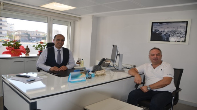 Mehmet Tevfik Gülsoy, Halkbank Halfeti Şube Müdürü Cenap Rehber `i Ziyaret Etti