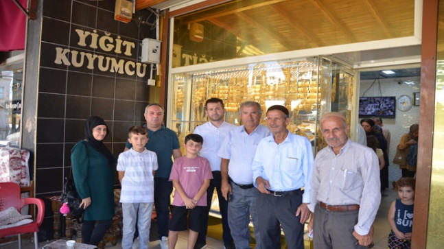 MEHMET TEVFİK GÜLSOY, YUKARIGÖKLÜ `DE YİĞİT KUYUMCU` YU ZİYARET ETTİ