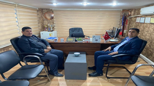 MHP BİRECİK İLÇE BAŞKANI ÖMER GÜNEŞ `DEN ÖMER DEMİR `E ZİYARET