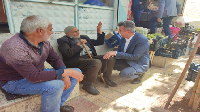 GÜNBEĞİ, SEÇİM ÇALIŞMALARINI SÜRDÜRÜYOR