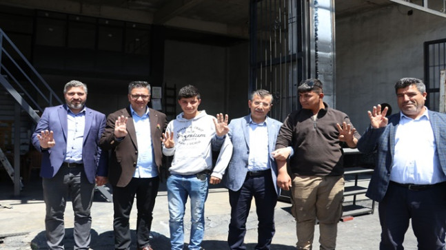 AK VEKİL CEVHERİ’YE HALFETİ’DEN TAM DESTEK