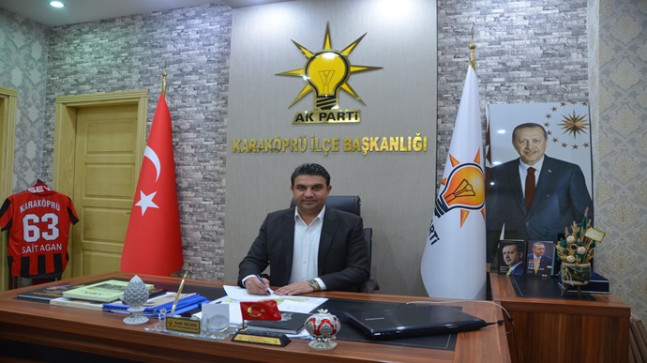 AK PARTİ KARAKÖPRÜ İLÇE BAŞKANI SAİT AĞAN `DAN “1 MAYIS EMEK VE DAYANIŞMA GÜNÜ” MESAJI