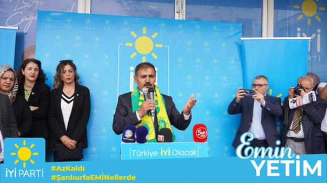 İYİ PARTİ BAYRAMLAŞMA TÖRENİ GÖVDE GÖSTERİSİNE DÖNÜŞTÜ