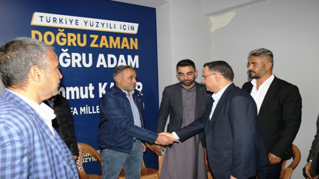 KAÇAR, VATANDAŞLARLA BAYRAMLAŞTI