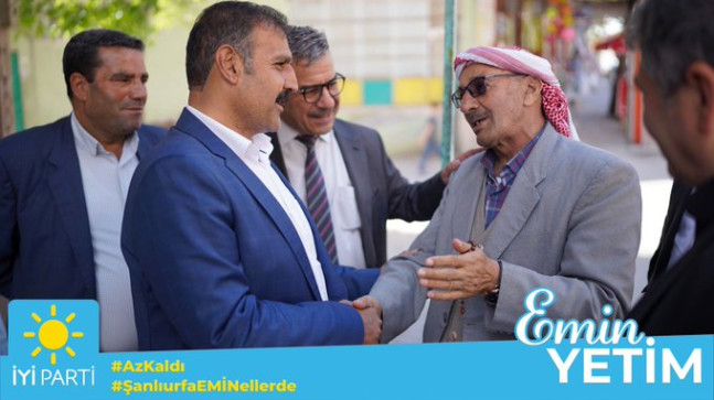 İYİ PARTİ ADAYI YETİM’DEN SÜLEYMANİYE ESNAFINA ZİYARET