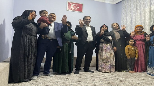 AKSAK, CEYLANPINARLI KANAAT ÖNDERLERİYLE BİR ARAYA GELDİ