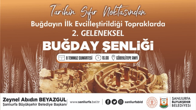 BÜYÜKŞEHİR’DEN GÖBEKLİTEPE’DE GELENEKSEL BUĞDAY ŞENLİĞİ
