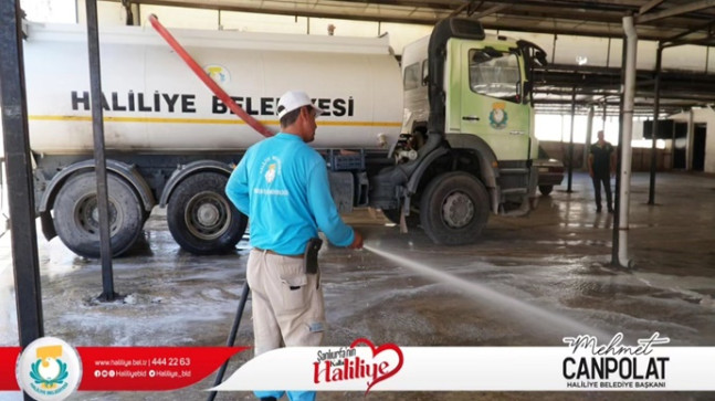 HALİLİYE’DE KURBAN BAYRAMI SONRASI KAPSAMLI TEMİZLİK ÇALIŞMASI