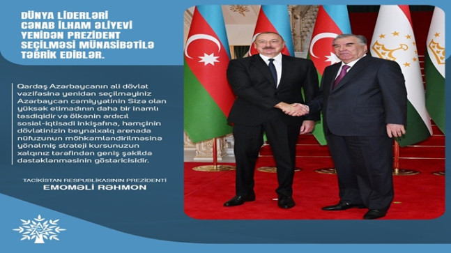 Tacikistan Cumhurbaşkanı Emomali Rahmon