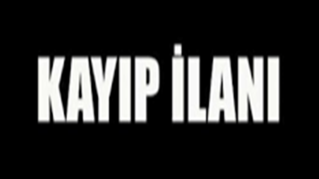 Kayıp İlanı