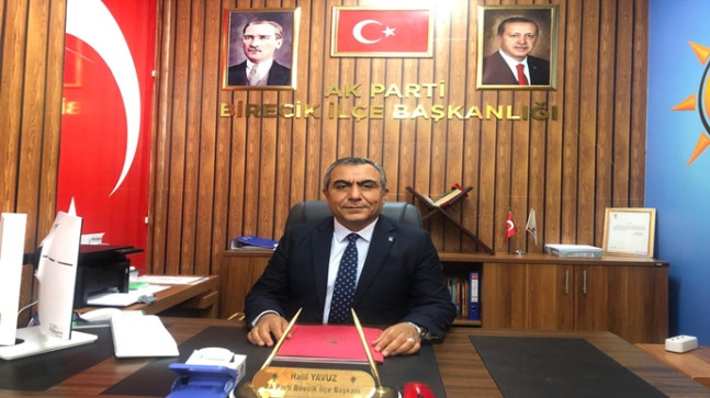 AK PARTİ BİRECİK İLÇE BAŞKANI HALİL YAVUZ `DAN 19 MAYIS MESAJI