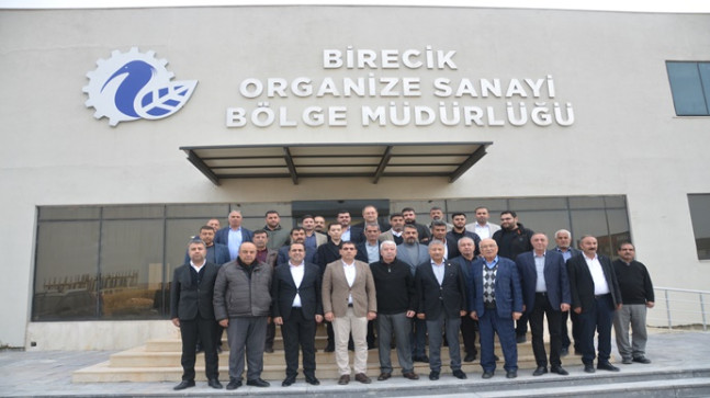 BİRECİK ORGANİZE SANAYİ BÖLGESİ İÇİN BİR ARAYA GELDİLER