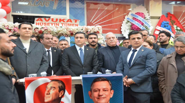 YENİ CHP BİRECİK İLÇE BAŞKANLIĞI BİNASININ AÇILIŞI GÖRKEMLİ BİR ŞEKİLDE YAPILDI