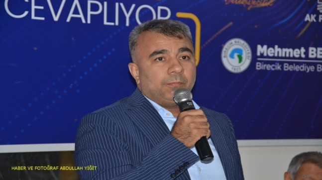AK PARTİ BİRECİK İLÇE BAŞKANI EROL ERGİN AÇILAN `DAN 24 TEMMUZ GAZETECİLER VE BASIN BAYRAMI MESAJI