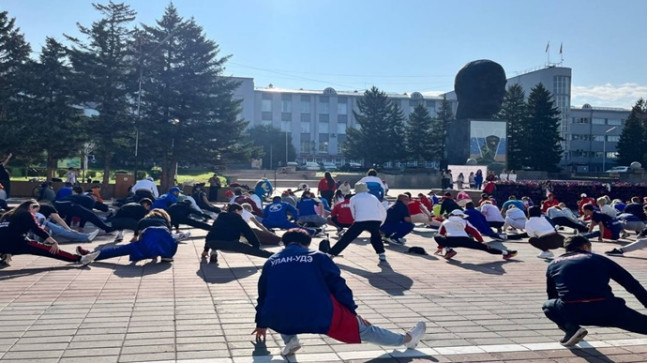 Birleşik Rusya, Ulan-Ude’de komşuları için kitlesel tatbikat düzenledi
