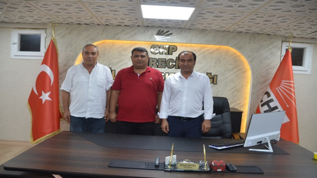 İBRAHİM İPEK `TEN CHP BİRECİK İLÇE BAŞKANI HASAN KURT `A ZİYARET