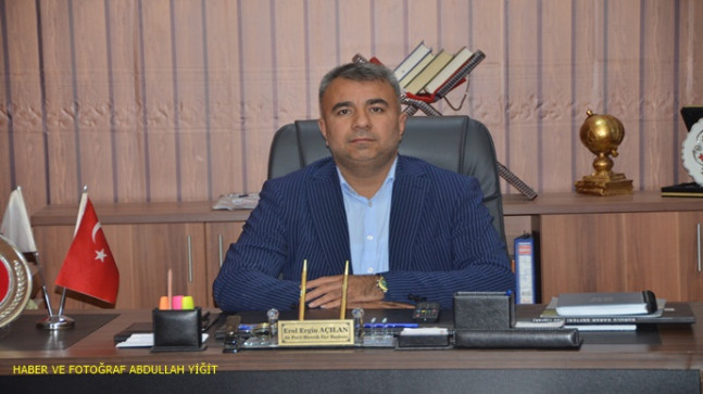 AK PARTİ BİRECİK İLÇE BAŞKANI EROL ERGİN AÇILAN `DAN 19 EKİM MUHTARLAR GÜNÜ MESAJI