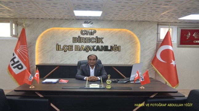 CHP BİRECİK İLÇE BAŞKANI HASAN KURT `TAN 19 EKİM MUHTARLAR GÜNÜ MESAJI