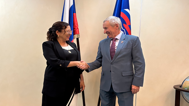 Birleşik Rusya ve Venezuela Birleşik Sosyalist Partisi işbirliğini güçlendiriyor.