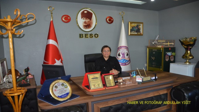 BİRECİK ESNAF VE SANATKARLAR ODASI BAŞKANI HALİSE HOCAOĞLU`DAN 10 KASIM ATATÜRK’Ü ANMA GÜNÜ MESAJI