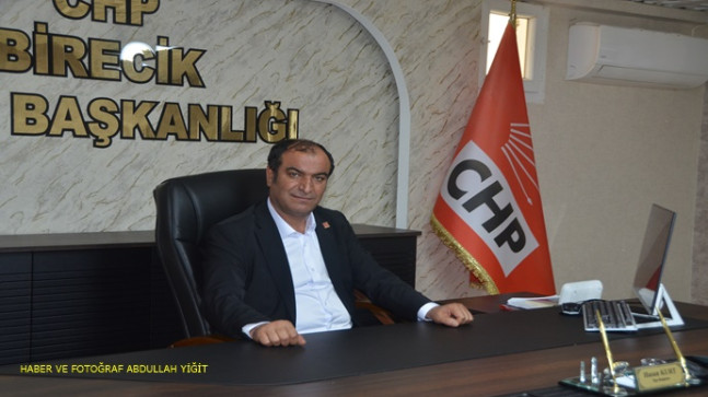 CHP BİRECİK İLÇE BAŞKANI HASAN KURT `TAN 10 ARALIK DÜNYA İNSAN HAKLARI GÜNÜ MESAJI