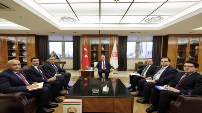 Büyükelçinin Türkiye Ticaret Bakanı ile görüşmesi