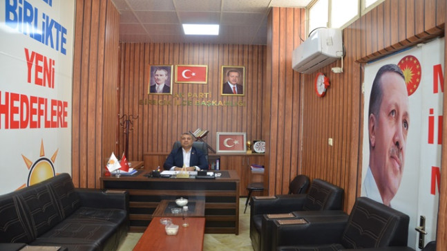 AK PARTİ BİRECİK İLÇE BAŞKANI EROL ERGİN AÇILAN `DAN KURBAN BAYRAMI MESAJI