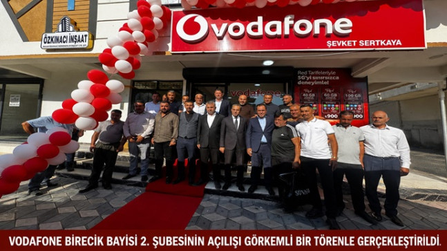 VODAFONE BİRECİK BAYİSİ 2. ŞUBESİNİN AÇILIŞI GÖRKEMLİ BİR TÖRENLE GERÇEKLEŞTİRİLDİ