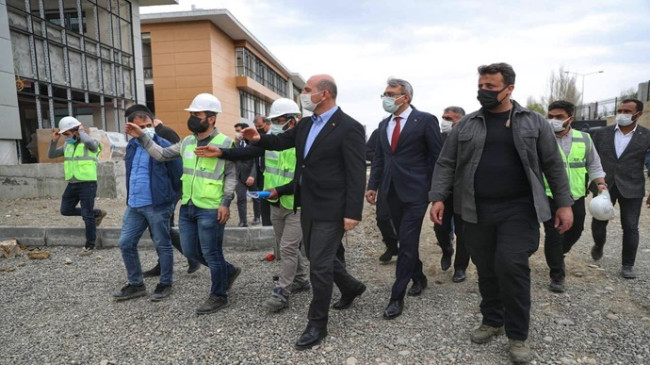 Bakan Soylu Bingöl’de İncelemelerde Bulundu