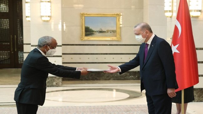 Etiyopya büyükelçisinden güven mektubu