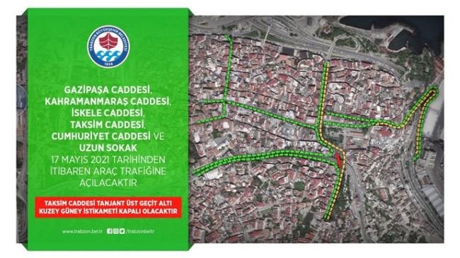 KAPALI YOLLAR TRAFİĞE AÇILDI