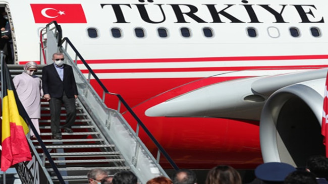Cumhurbaşkanı Erdoğan Belçika’da