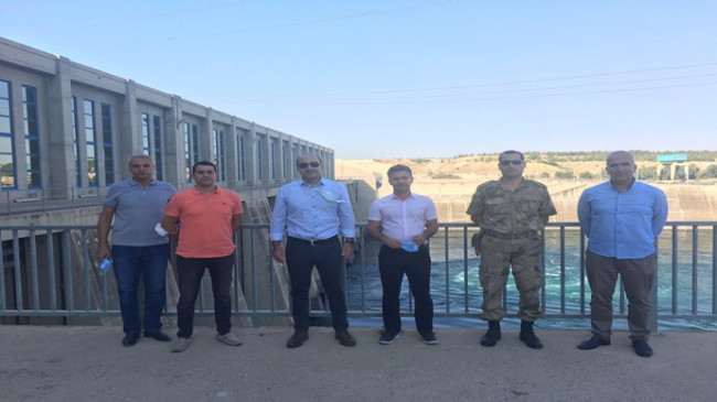 Kaymakamımız Kadir Duman, Birecik Barajı ve HES İşletme Müdürlüğünü ziyaret etti