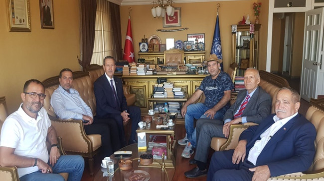 GAZİANTEP HEYETİNDEN MAHMUT KAPLAN` A ZİYARET