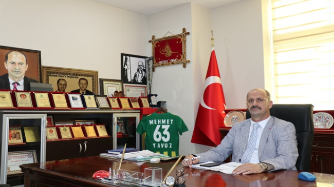 Başkan Mehmet Yavuz’dan Yasin Börü mesajı