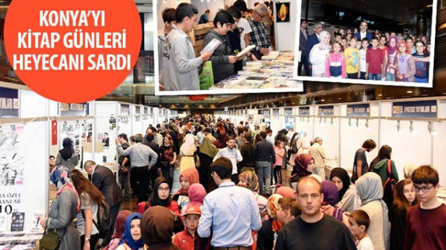 Konya’yı Kitap Günleri Heyecanı Sardı